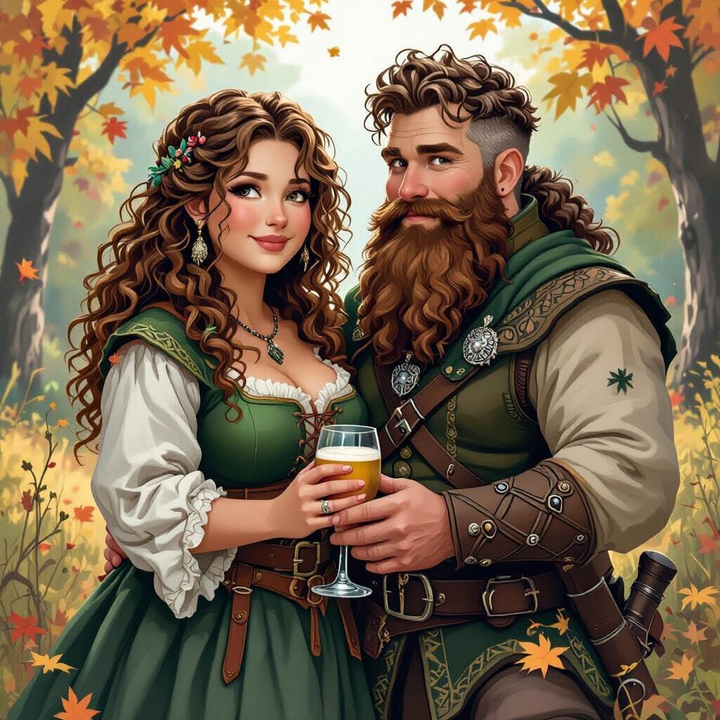 Depiction of Amber & Leroy